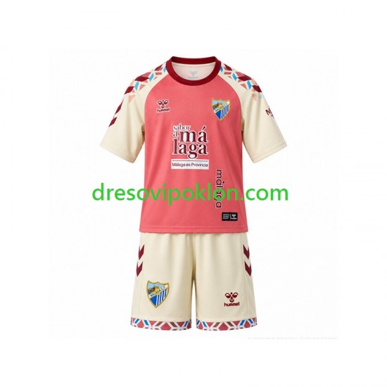 Málaga CF Dres Gostujući 2026-2027 Kratkih Rukava ,Dječji Komplet