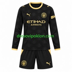 Manchester City Dres Gostujući 2026-2027 Dugim Rukavima ,Dječji Komplet