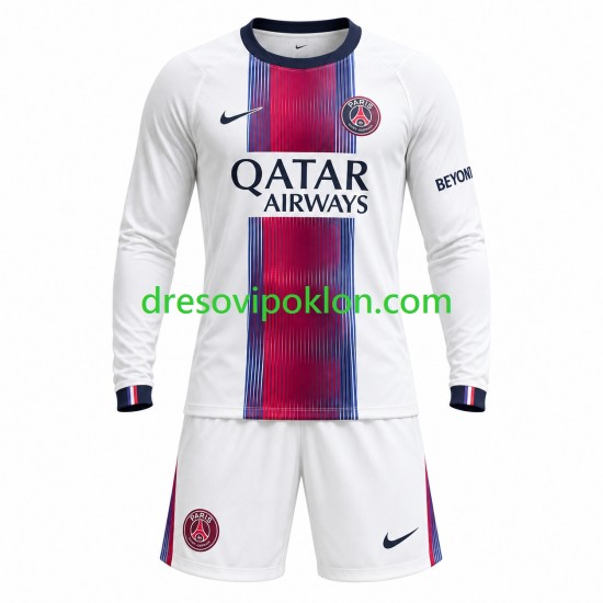 Paris Saint-Germain Dres Gostujući 2026-2027 Dugim Rukavima ,Dječji Komplet