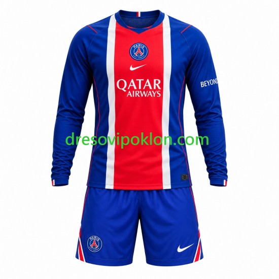 Paris Saint-Germain Dres Domaći 2026-2027 Dugim Rukavima ,Dječji Komplet