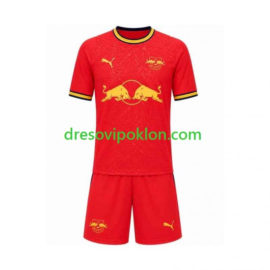 RB Leipzig Dres Gostujući 2026-2027 Kratkih Rukava ,Dječji Komplet