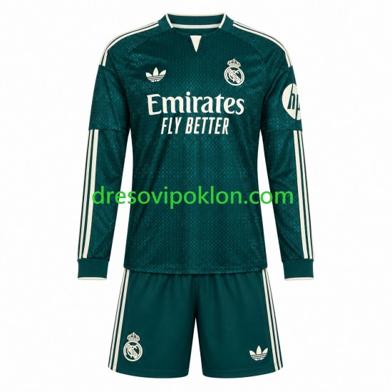 Real Madrid Dres Gostujući 2026-2027 Dugim Rukavima ,Dječji Komplet