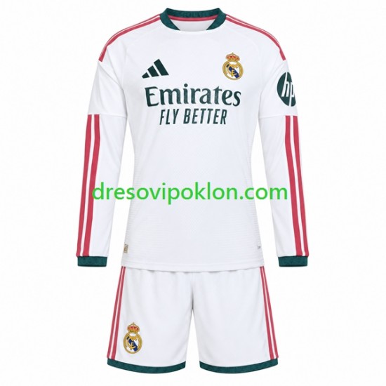 Real Madrid Dres Domaći 2026-2027 Dugim Rukavima ,Dječji Komplet