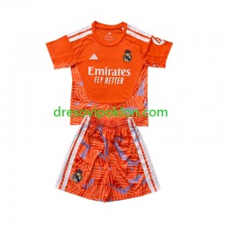 Real Madrid Golmanski Dres Domaći 2026-2027 Kratkih Rukava ,Dječji Komplet