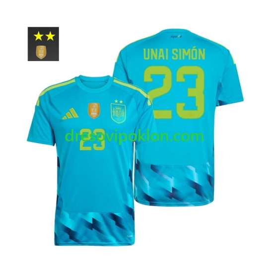 Španjolska Golmanski Unai Simon 23 Dres Domaći 2026-2027 Kratkih Rukava ,Muški