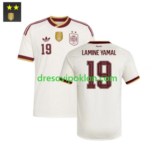 Španjolska Lamine Yamal 19 Dres Gostujući 2026-2027 Kratkih Rukava ,Muški