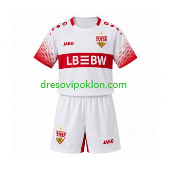 VfB Stuttgart Dres Gostujući 2026-2027 Kratkih Rukava ,Dječji Komplet