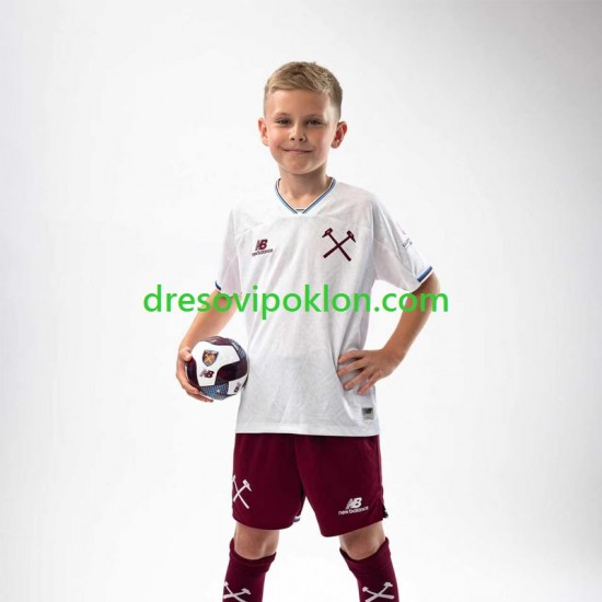 West Ham United Dres Gostujući 2026-2027 Kratkih Rukava ,Dječji Komplet