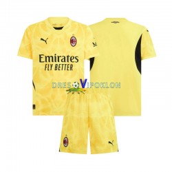 AC Milan Golmanski Dres Gostujući 2024-2025 Kratkih Rukava ,Dječji Komplet