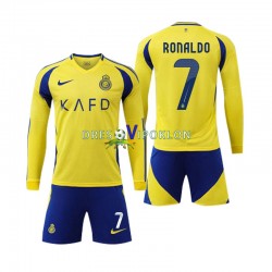 Al-Nassr Cristiano Ronaldo 7 Dres Domaći 2024-2025 Dugim Rukavima ,Dječji Komplet