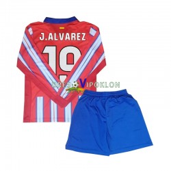 Atlético Madrid Julian Alvarez 19 Dres Domaći 2024-2025 Dugim Rukavima ,Dječji Komplet