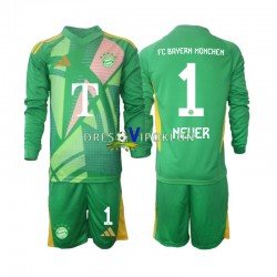 FC Bayern München Golmanski Manuel Neuer 1 Dres Četvrti 2024-2025 Dugim Rukavima ,Dječji Komplet
