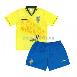 Brazil Retro Dres Domaći 1994 Kratkih Rukava ,Dječji Komplet