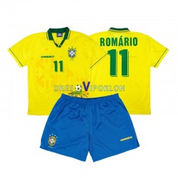 Brazil Romario 11 Retro Dres Domaći 1994 Kratkih Rukava ,Dječji Komplet