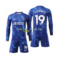 Chelsea Sancho 19 Dres Domaći 2024-2025 Dugim Rukavima ,Dječji Komplet