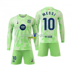 FC Barcelona Lionel Mess 10 Dres Treći 2024-2025 Dugim Rukavima ,Dječji Komplet