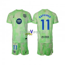 FC Barcelona Raphinha 11 Dres Treći 2024-2025 Kratkih Rukava ,Dječji Komplet