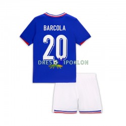 Francuska Bradley Barcola 20 Dres Domaći 2024 Kratkih Rukava ,Dječji Komplet