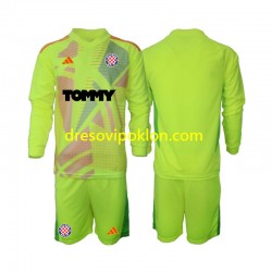 Golmanski Hajduk Split Dres Domaći 2024-2025 Dugim Rukavima ,Dječji Komplet