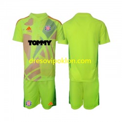 Golmanski Hajduk Split Dres Domaći 2024-2025 Kratkih Rukava ,Dječji Komplet