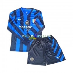 Inter Milan Dres Domaći 2024-2025 Dugim Rukavima ,Dječji Komplet
