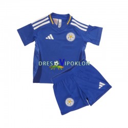 Leicester City Dres Domaći 2024-2025 Kratkih Rukava ,Dječji Komplet