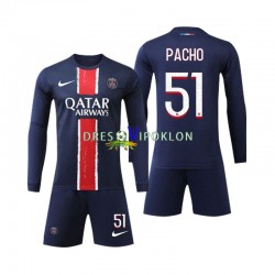Paris Saint-Germain Pacho 51 Dres Domaći 2024-2025 Dugim Rukavima ,Dječji Komplet