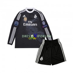 Real Madrid 2014 Retro Dres Treći Dugim Rukavima ,Dječji Komplet