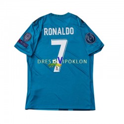 Real Madrid Cristiano Ronaldo 7 2017 Retro Dres Treći Kratkih Rukava ,Muški