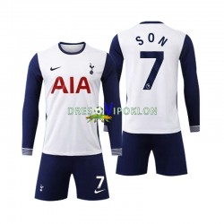 Tottenham Spurs Son 7 Dres Domaći 2024-2025 Dugim Rukavima ,Dječji Komplet
