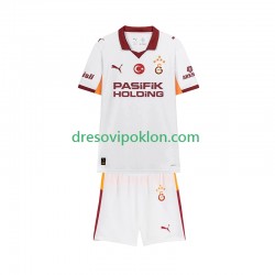 Galatasaray Dres Gostujući 2025-2026 Kratkih Rukava ,Dječji Komplet