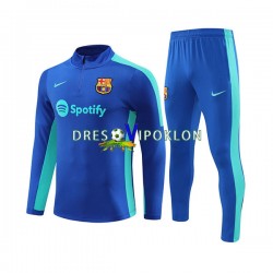 FC Barcelona SKU001 Plava Komplet Sweatshirts 2023-2024