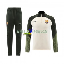 FC Barcelona Bijela Komplet Sweatshirts 2023-2024