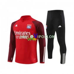 Olympique Lyonnais Crvena Komplet Sweatshirts 2023-2024