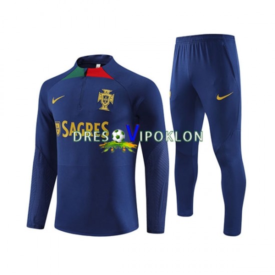 Portugal Plava Komplet Sweatshirts 2023-2024