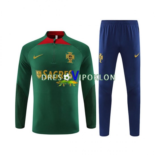 Portugal zelena Komplet Sweatshirts 2023-2024