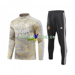 Real Madrid Dragon Žuta boja Komplet Sweatshirts 2023-2024