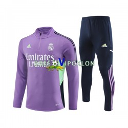 Real Madrid Ljubičasta Komplet Sweatshirts 2023-2024