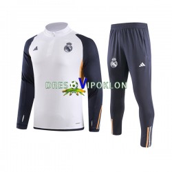 Real Madrid Bijela Komplet Sweatshirts 2023-2024