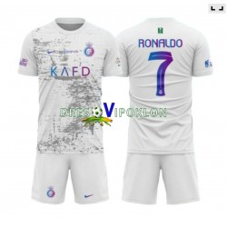 Al-Nassr Ronaldo 7 Dres Treći 2023-2024 Kratkih Rukava ,Dječji Komplet