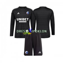 FC Kopenhagen Golmanski Dres Gostujući 2023-2024 Dugim Rukavima ,Dječji Komplet