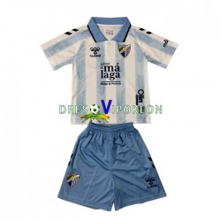 Málaga CF Dres Domaći 2023-2024 Kratkih Rukava ,Dječji Komplet
