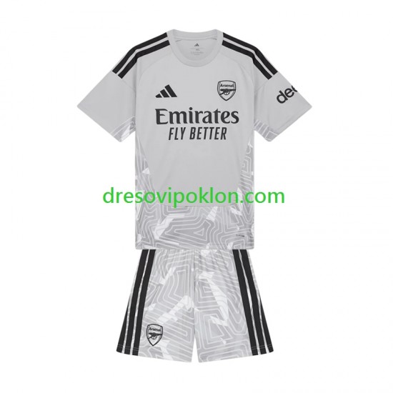 Arsenal Golmanski Dres Domaći 2026-2027 Kratkih Rukava ,Dječji Komplet