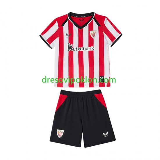 Athletic Bilbao Dres Domaći 2026-2027 Kratkih Rukava ,Dječji Komplet
