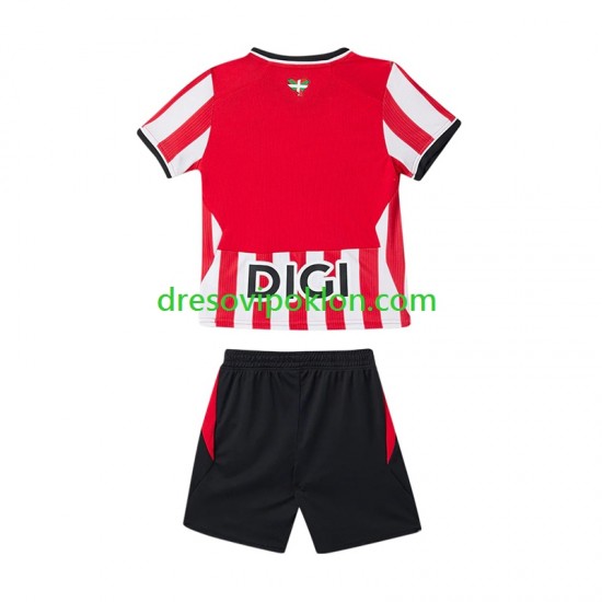 Athletic Bilbao Dres Domaći 2026-2027 Kratkih Rukava ,Dječji Komplet