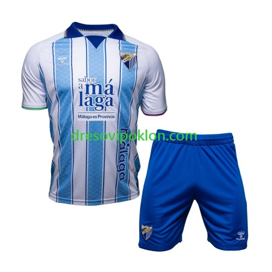 Málaga CF Dres Domaći 2026-2027 Kratkih Rukava ,Dječji Komplet