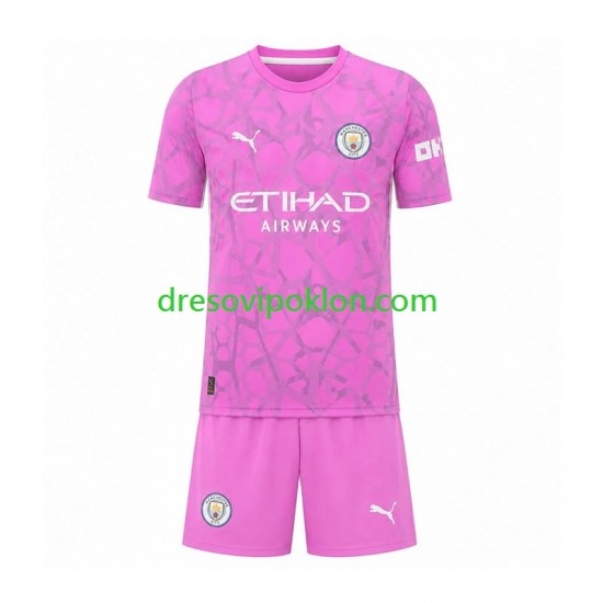 Manchester City Golmanski Dres Gostujući 2026-2027 Kratkih Rukava ,Dječji Komplet