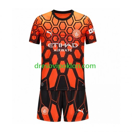 Manchester City Golmanski Dres Treći 2026-2027 Kratkih Rukava ,Dječji Komplet