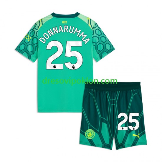Manchester City Golmanski Gianluigi Donnarumma Dres Domaći 2026-2027 Kratkih Rukava ,Dječji Komplet