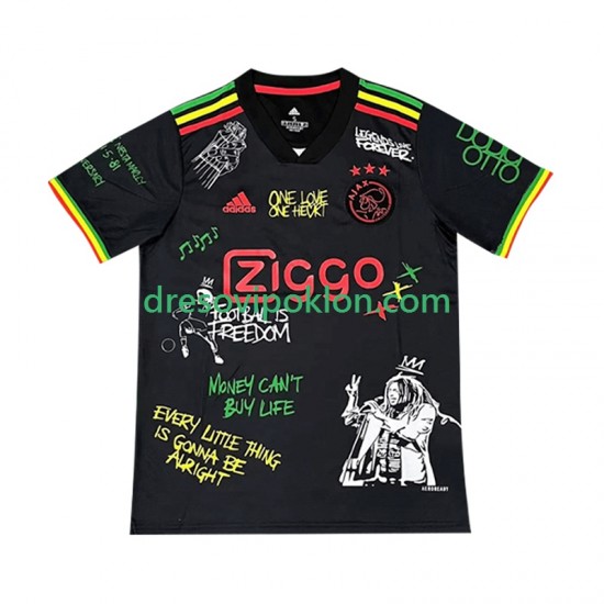 AFC Ajax Bob Marley Special Crno Dres Domaći 2025-2026 Kratkih Rukava ,Muški